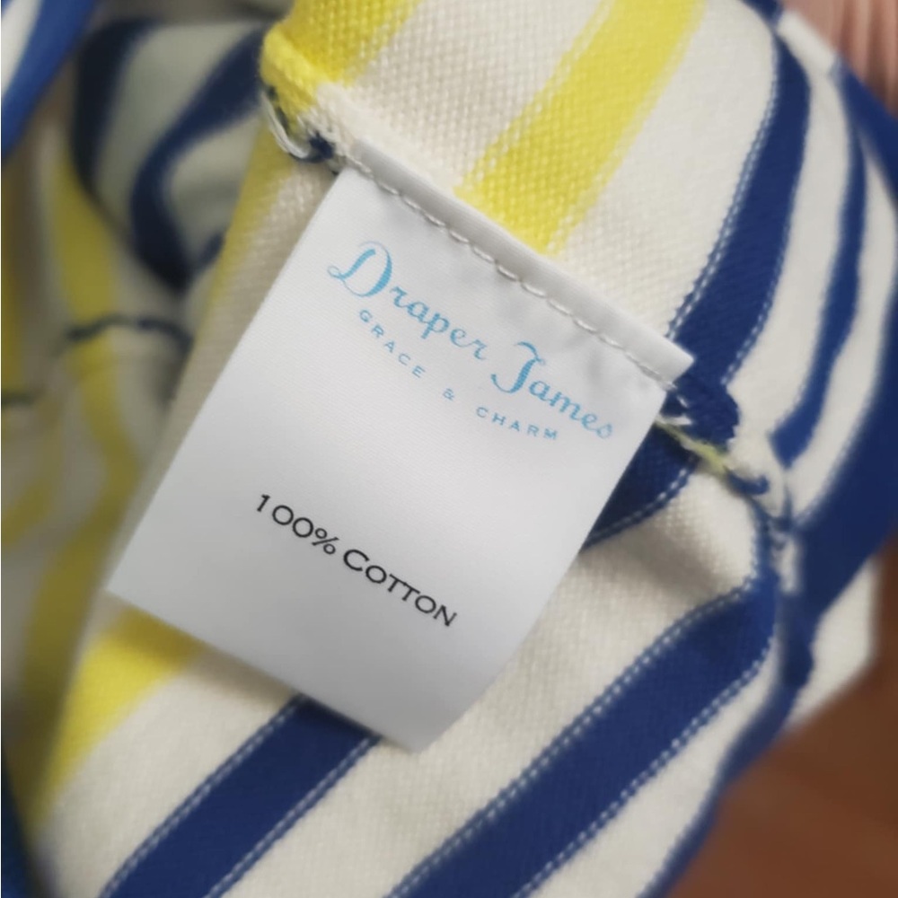 Draper James Blue Scottsdale Stripe Pencil Skirt Large - Picture 8 of 8